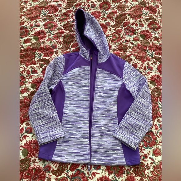 Free Country Other - Free Country Purple Striped Kids Raincoat ( NWOT)